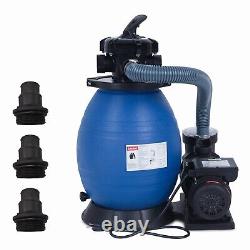 0.35 HP Sand Filter Pump 13 Inch Tank for 10000GAL In&Above Ground Pools