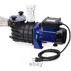 0.75HP In/Above Ground Single Speed Pool Pump, 550With115V, 2641GPH, High Flow