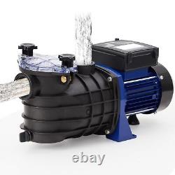 0.75HP Pool Pump In/Above Ground Water Pump Single Speed, 550With115V, 2641GPH