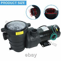 1.0 HP 750W 87GPM Powerful Above Ground Swimming Pool Pump with Strainer Basket