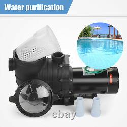1.0 HP Swimming Pool Spa Water Pump 110 Volt Outdoor Above Ground Strainer Motor