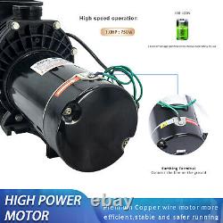 1.0HP InGround Swimming Pool Portable Pump Motor With Filter Above Ground 110-120V