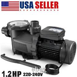 1.2-3HP In-ground Pool Pump Self Primming Pump Above Ground with Strainer Basket