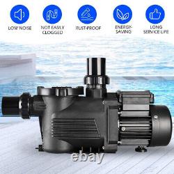 1.2HP Above Ground Pool Pump Swimming Pool Pump InGround with Strainer Filter