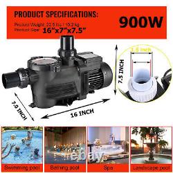 1.2HP High-Speed In Ground Inground Pool Pump 1.5 Ports For Hayward with Strainer