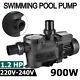 1.2HP High Speed Pool Pump for up to 50000 Gallon Pump Inground Swimming Pool