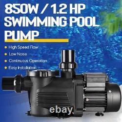 1.2HP High Speed Pump Above/inGround Swimming Pool Pump Motor Energy Saving 220V