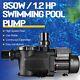 1.2HP High Speed Pump Above/inGround Swimming Pool Pump Motor Energy Saving 220V