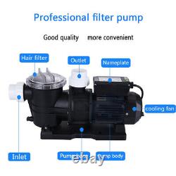 1.2HP In/Above Ground Swimming Pool Sand Filter Pump Motor Strainer for Hayward