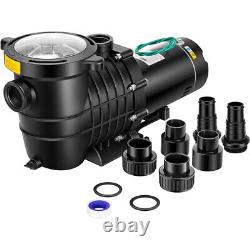 1.5 HP 6498 GPH Self Primming In/Above Ground Swimming Pool Pump Dual Voltage