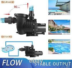 1.5 HP Pool Pump Inground Self Primming pool pump above ground Single Speed