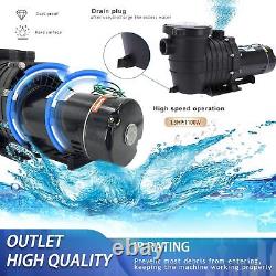 1.5 HP Pool Pump Inground Self Primming pool pump above ground Single Speed