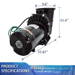 1.5 HP Swimming Pool Pump Spa Water 110 Volt Outdoor Above Ground Strainer Motor