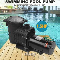 1.5 Hp Self Priming Swimming Pool Pump Dual voltage In Ground &Above Ground AAA