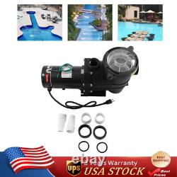 1.5HP 1 Speed Ground Above Inground Swimming Pool Pump withStrainer Basket 6480GPH