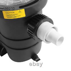 1.5HP 1 Speed Ground Above Inground Swimming Pool Pump withStrainer Basket 6480GPH