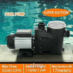 1.5HP 2 Swimming Pool Pump Motor Hayward Strainer Generic In/Above Ground UL