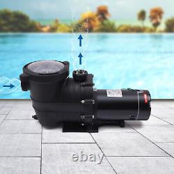 1.5HP Above Swimming Pool Pump Motor In/Above Ground With Strainer Filter Basket