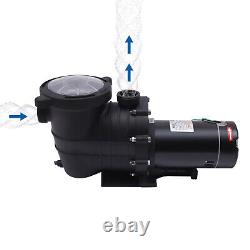 1.5HP Above Swimming Pool Pump Motor In/Above Ground With Strainer Filter Basket