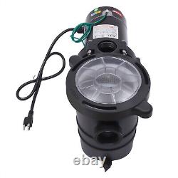 1.5HP Above Swimming Pool Pump Motor In/Above Ground With Strainer Filter Basket