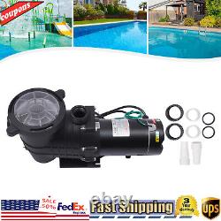 1.5HP Above Swimming Pool Pump Motor In/Above Ground with Strainer Filter Basket