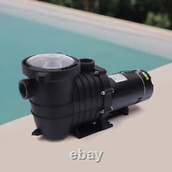 1.5HP Above Swimming Pool Pump Motor In/Above Ground with Strainer Filter Basket