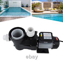 1.5HP Ground Pool Pump 105GMP 52ft Single Speed Swimming Pool Pump with Timer 110V