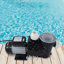 1.5HP Ground Pool Pump 105GMP 52ft Single Speed Swimming Pool Pump with Timer 110V