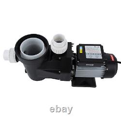 1.5HP Ground Pool Pump 105GMP 52ft Single Speed Swimming Pool Pump with Timer 110V