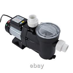 1.5HP Ground Pool Pump 105GMP 52ft Single Speed Swimming Pool Pump with Timer 110V