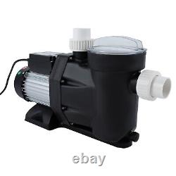 1.5HP Ground Pool Pump 105GMP 52ft Single Speed Swimming Pool Pump with Timer 110V