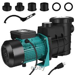 1.5HP In/Above Ground Swimming Pool Sand Filter Pump Motor Strainer