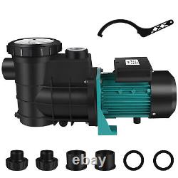 1.5HP In/Above Ground Swimming Pool Sand Filter Pump Motor Strainer