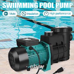 1.5HP In/Above Ground Swimming Pool Sand Filter Pump Motor Strainer