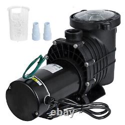 1.5HP In/Above Ground Swimming Pool Sand Filter Pump Motor Strainer US