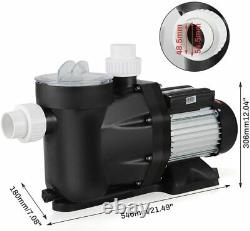 1.5HP In Ground Swimming Pool Pump UL Above Ground Self-Priming Commercial
