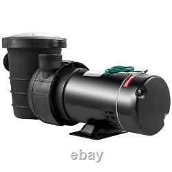 1.5HP Swimming Pool Pump In/Above Ground Filter Pump Strainer Basket 350L/min