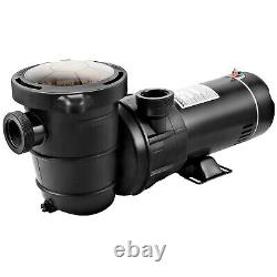 1.5HP Swimming Pool Pump In/Above Ground Filter Pump Strainer Basket 350L/min