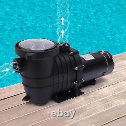 1.5HP Swimming Pool Pump In/Above Ground with Motor Strainer Filter Basket New