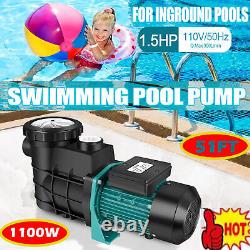 1.5HP Swimming Pool Pump Motor Hayward 51ft In/Above Ground Pool Pump