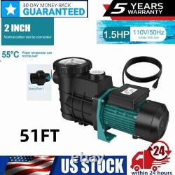 1.5HP Swimming Pool Pump Motor Hayward withStrainer Filter In/Above Ground 6500GPH