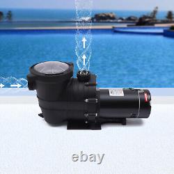 1.5HP Swimming Pool Pump Motor In / Above Ground Circulating Water Filter Basket