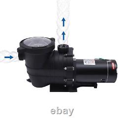 1.5HP Swimming Pool Pump Motor In / Above Ground Circulating Water Filter Basket