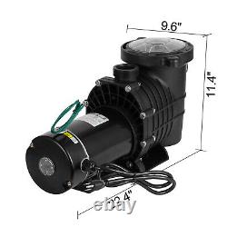 1.5HP Swimming Pool Pump Motor Strainer With Cord In/Above Ground