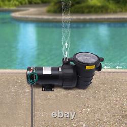 1.5HP Swimming Pool Water Pump Above In/Ground Motor Strainer 1100W 1.5 NPT USA