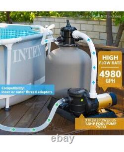 1.5HP Variable 2-Speed Swimming Pool Pump High Flow Above-Ground Pump Pool