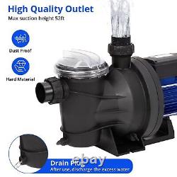 1.6HP Swimming Pool Pump 6075GPH Powerful Self-priming Pump for In/Above Ground