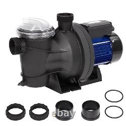 1.6HP Swimming Pool Pump In/Above Ground Water Pump with Filter Basket 6075GPH