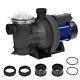 1.6HP Swimming Pool Pump In/Above Ground Water Pump with Filter Basket 6075GPH