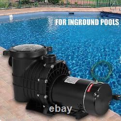 1-Speed 1.5HP Inground Swimming Pool pump motor With Strainer with 1.5'' NPT AC110V